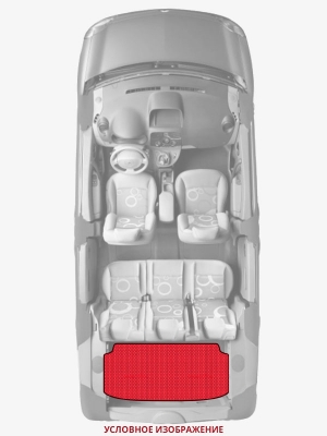 ЭВА коврики «Queen Lux» багажник для Honda Prelude (BA8, BA8, BB1, BB4)